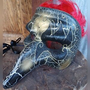 Masquerade VENETIAN MASK Plague Doctor Halloween Costume Hand Painted Steampunk